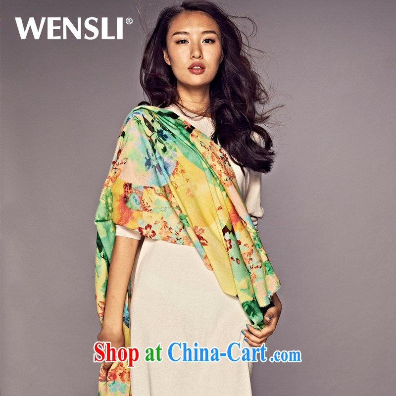 Online Whole Silk Flower Ball From China About 10 000 Fall And Winter Sauna Silk Cashmere Scarf Idyllic Painting Two Sided Long
